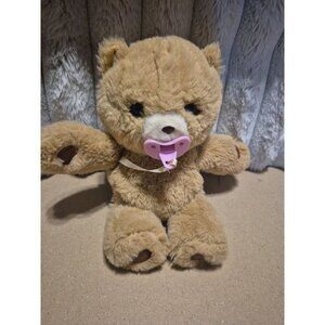 Little Live Pets Cozy Dozy Bear Cubbles Plush W Blanket Works 9"